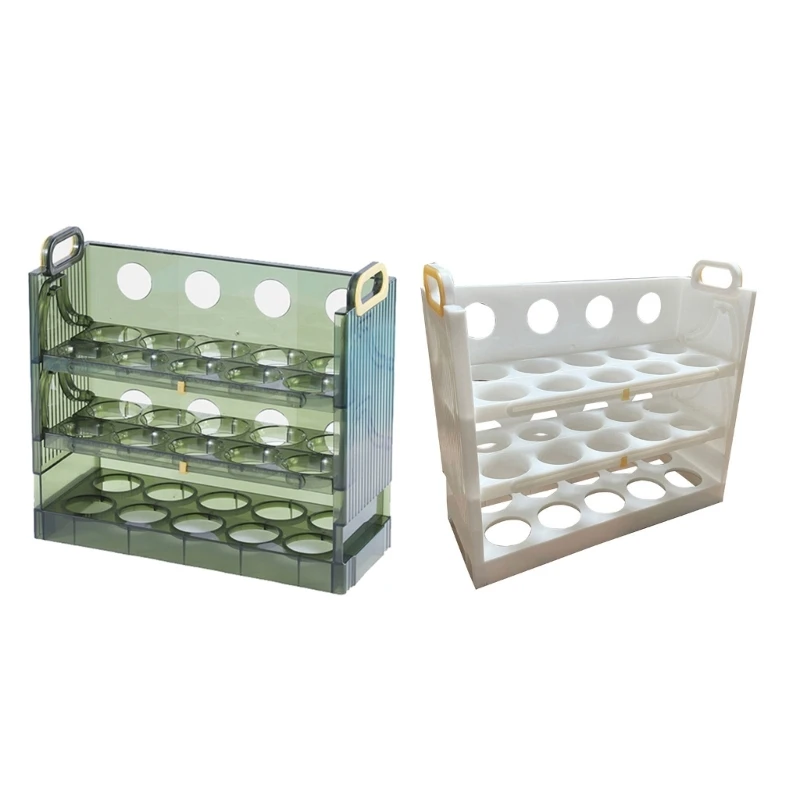 

Флип-коробки для яиц Пластиковый лоток для яиц Контейнеры для хранения яиц с боковой дверью холодильника
