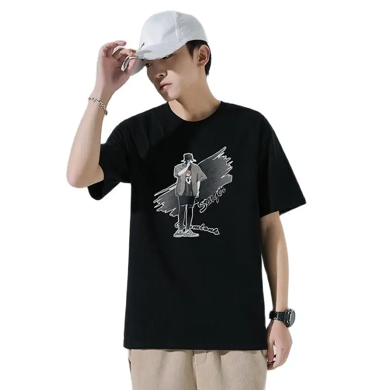 100% Cotton Short Sleeve T-Shirt For Men Summer New Japanese Style Thin O-Neck T Shirt Men's Fashion Casual Loose Trends TShirt
100% Cotton Short Sleeve T-Shirt For Men Summer New Japanese Style Thin O-Neck T Shirt Men's Fashion Casual Loose Trends TShirt