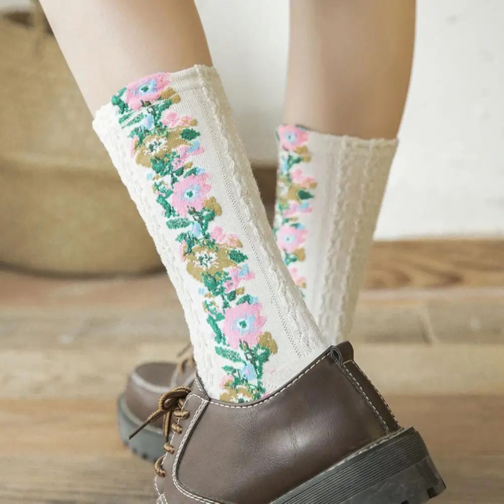 Vintage Embroidered Floral Women Socks Japanese Harajuku Kawaii Funny Women With Woman Flowers Socks Socks Style Korean Cot U4C7
Vintage Embroidered Floral Women Socks Japanese Harajuku Kawaii Funny Women With Woman Flowers Socks Socks Style Korean Cot U4C7