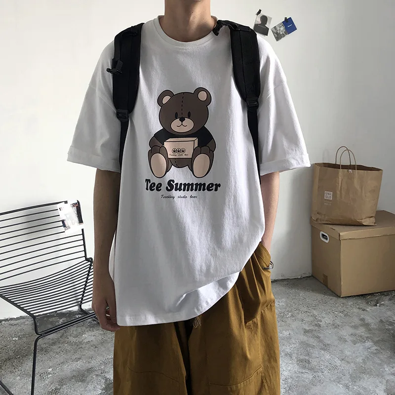 2022 summer new wind trend five-sleeve cartoon plus hypertrophy code short sleeve T-shirt men and women half sleeve jacket ins
2022 summer new wind trend five-sleeve cartoon plus hypertrophy code short sleeve T-shirt men and women half sleeve jacket ins