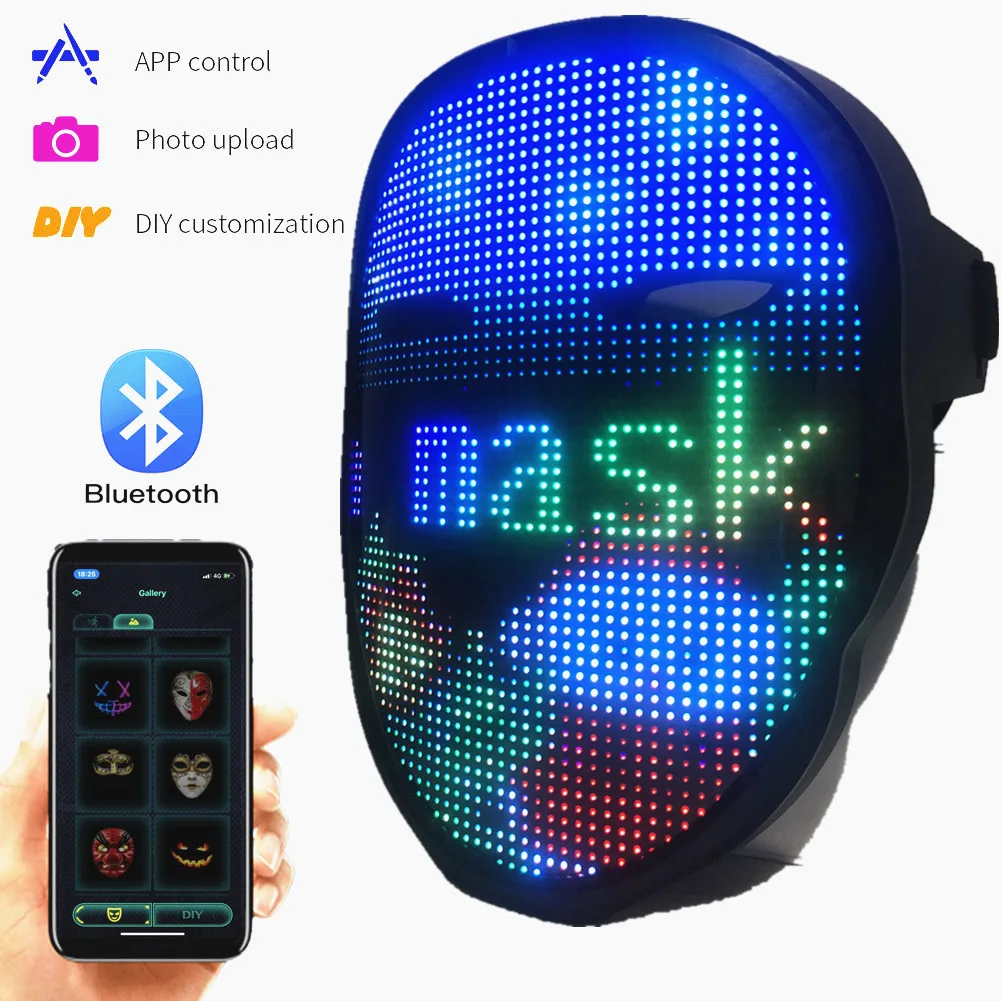 Bluetooth-совместимая Фотолюминесцентная маска для карнавала, Фотолюминесцентная маска, украшение для японской лисы
Bluetooth-совместимая Фотолюминесцентная маска для карнавала, Фотолюминесцентная маска, украшение для японской лисы