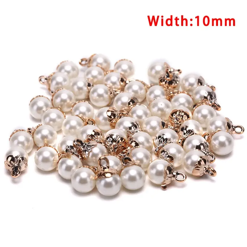 50Pcs/set 10/12mm Fashion Simulated Pearl Charms Pendant For DIY Bag shoes Accessories
50Pcs/set 10/12mm Fashion Simulated Pearl Charms Pendant For DIY Bag shoes Accessories