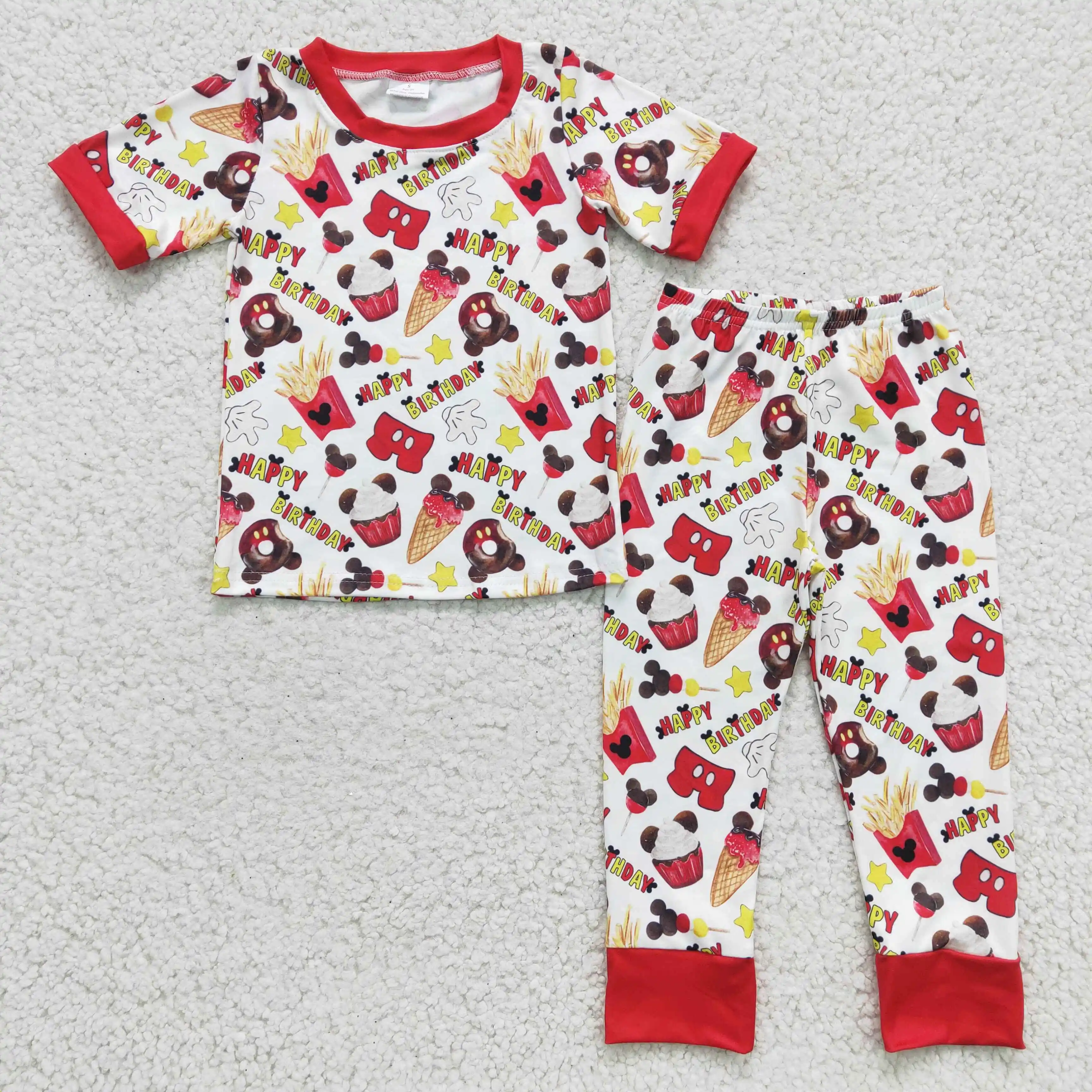 Toddler Boys Girl Cartoon Happy Birthday Pajamas Fall Outfits Kids Matching Clothing Sleepwear Sets Children Boutique Clothes
Toddler Boys Girl Cartoon Happy Birthday Pajamas Fall Outfits Kids Matching Clothing Sleepwear Sets Children Boutique Clothes