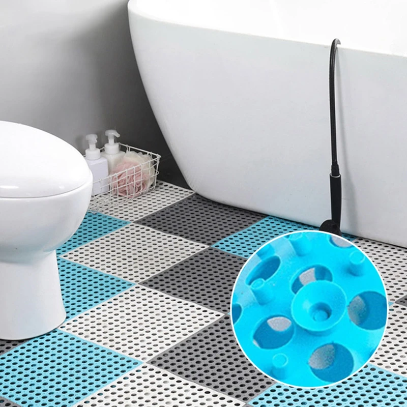 Bathroom Non Slip Mat Splicing Foot Mats Household Toilet Shower Room Bath Room Floor Mat Waterproof Hollow Footpad
Bathroom Non Slip Mat Splicing Foot Mats Household Toilet Shower Room Bath Room Floor Mat Waterproof Hollow Footpad