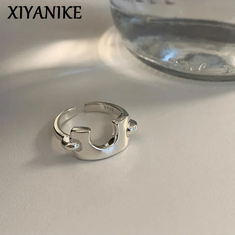 XIYANIKE Simple U Design Cuff Finger Rings For Women Girl Korean Fashion New Jewelry Lady Gift Party Birthday anillos mujer
XIYANIKE Simple U Design Cuff Finger Rings For Women Girl Korean Fashion New Jewelry Lady Gift Party Birthday anillos mujer