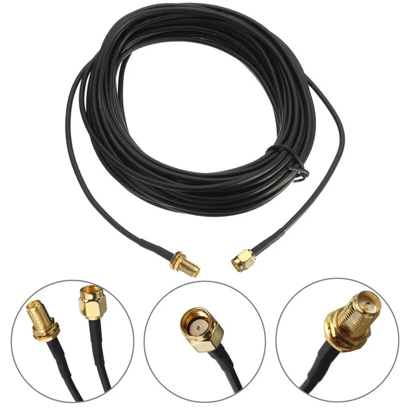 3PCS SMA Connector and Male to Female Extension Cable Copper Feeder Wire for Coax Coaxial WiFi Network Card RG174 Router Antenna
3PCS SMA Connector and Male to Female Extension Cable Copper Feeder Wire for Coax Coaxial WiFi Network Card RG174 Router Antenna