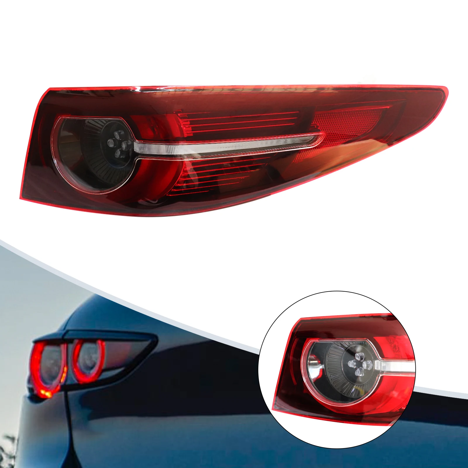 Задний фонарь для Mazda 3 Sedan 2019 2020 2021 Led правый внешний боковой стоп-сигнал
Задний фонарь для Mazda 3 Sedan 2019 2020 2021 Led правый внешний боковой стоп-сигнал