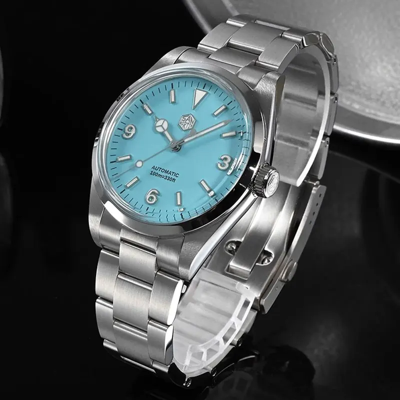 Часы наручные San Martin ST2130 V3 Мужские автоматические, роскошные спортивные механические, с сапфировым стеклом, Водонепроницаемость 100 м, 39 мм
Часы наручные San Martin ST2130 V3 Мужские автоматические, роскошные спортивные механические, с сапфировым стеклом, Водонепроницаемость 100 м, 39 мм