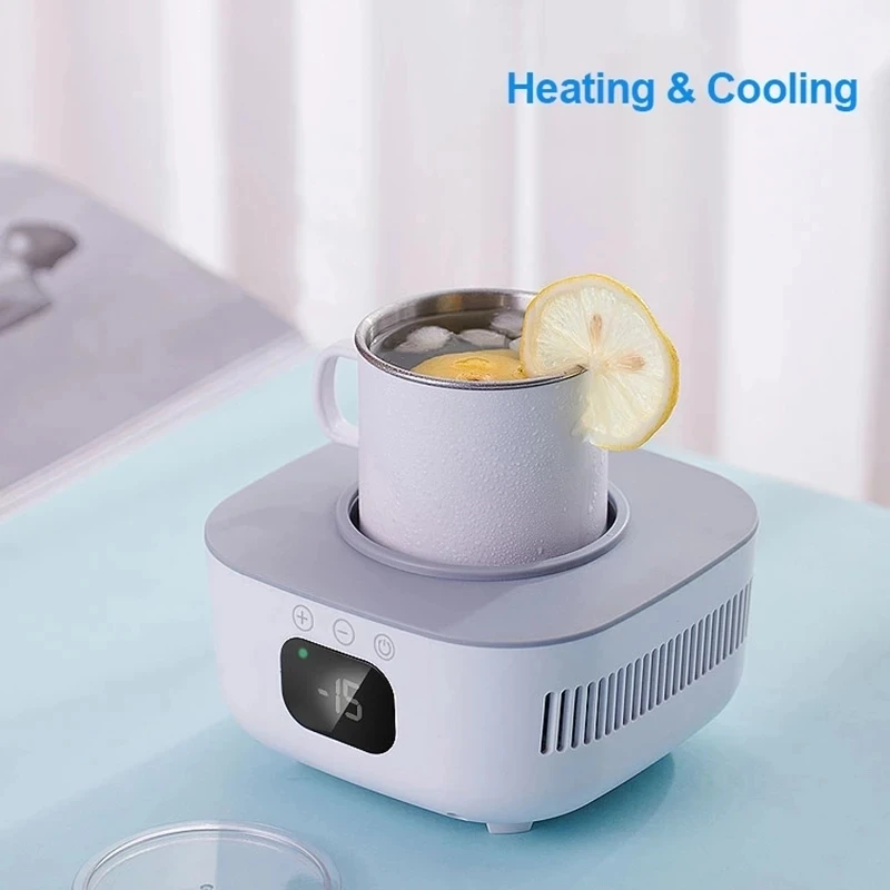 2 in 1 Cup Heater Cooler Cup Beer Bottle Can Drinks Cooling Mug Beverage Cooler Coaster Samrt Thermostatic Cup 220V
2 in 1 Cup Heater Cooler Cup Beer Bottle Can Drinks Cooling Mug Beverage Cooler Coaster Samrt Thermostatic Cup 220V