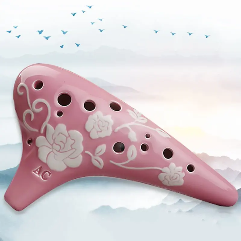 Рельефная скульптура Ocarina 12 отверстий цветочный узор фумигация Ac профессиональные подарки для выступлений Orff Музыкальные инструменты
Рельефная скульптура Ocarina 12 отверстий цветочный узор фумигация Ac профессиональные подарки для выступлений Orff Музыкальные инструменты