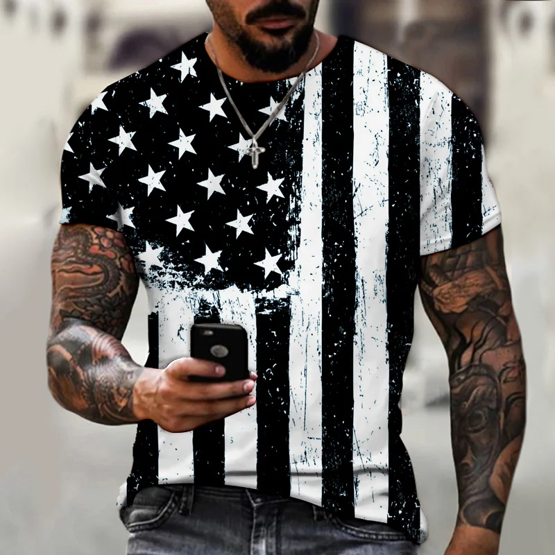 American flag pattern summer dress, casual men's fashion shirt, round neck, men's standard clothing byck 6xl
American flag pattern summer dress, casual men's fashion shirt, round neck, men's standard clothing byck 6xl
