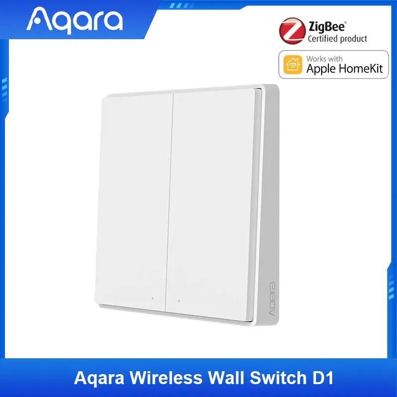 Новый настенный выключатель Aqara D1 ZigBee, умный Беспроводной Выключатель, дистанционное управление, пожарный провод с/без нейтральной работы, ...
Новый настенный выключатель Aqara D1 ZigBee, умный Беспроводной Выключатель, дистанционное управление, пожарный провод с/без нейтральной работы, ...
