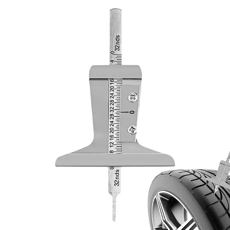 Tread Depth Gauge Measuring Gauge With Coded Bar Stainless Steel Measurement Tool For Tire Tread Tire Wear Detection Measure
Tread Depth Gauge Measuring Gauge With Coded Bar Stainless Steel Measurement Tool For Tire Tread Tire Wear Detection Measure
