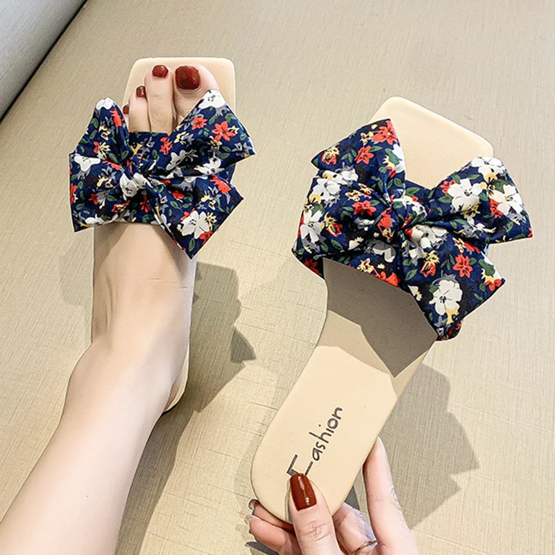 Lucyever Flower Bowknot Women's Flat Slippers 2022 Summer Square Toe Boho Sandals Woman Non Slip Beach Shoes Female Plus Size 42
Lucyever Flower Bowknot Women's Flat Slippers 2022 Summer Square Toe Boho Sandals Woman Non Slip Beach Shoes Female Plus Size 42