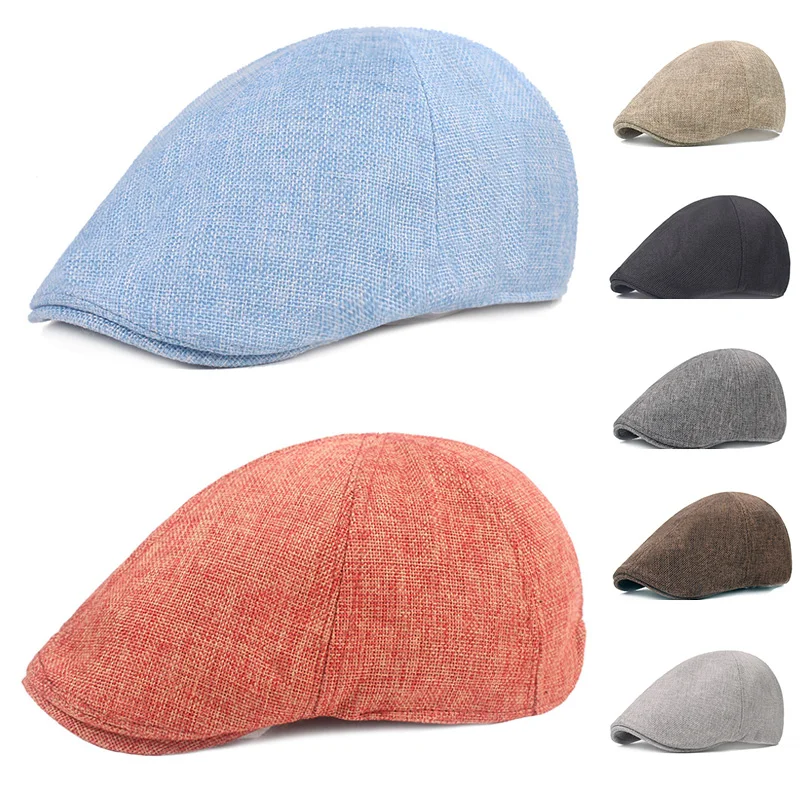 Vintage Beret Caps For Men Women Linen Outdoor Brand Hats Berets News Boy Cap Cabbie Gatsby Autumn Unisex Duckbill Caps Sun Hat
Vintage Beret Caps For Men Women Linen Outdoor Brand Hats Berets News Boy Cap Cabbie Gatsby Autumn Unisex Duckbill Caps Sun Hat