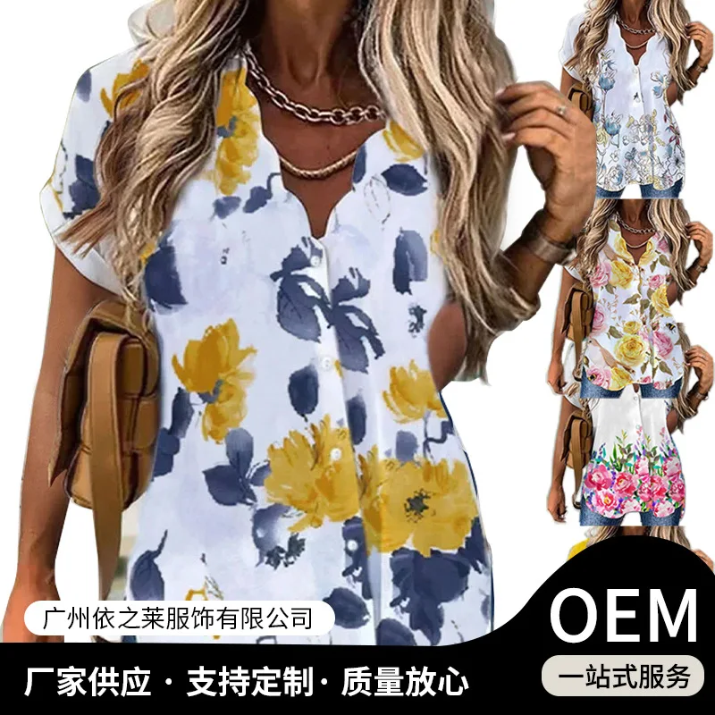 Summer New Women Blouses Stand Collar Lantern Sleeve Lace Up Print Shirt Tulle Fairy Top Fashion Japanese Mujer Blusa
Summer New Women Blouses Stand Collar Lantern Sleeve Lace Up Print Shirt Tulle Fairy Top Fashion Japanese Mujer Blusa