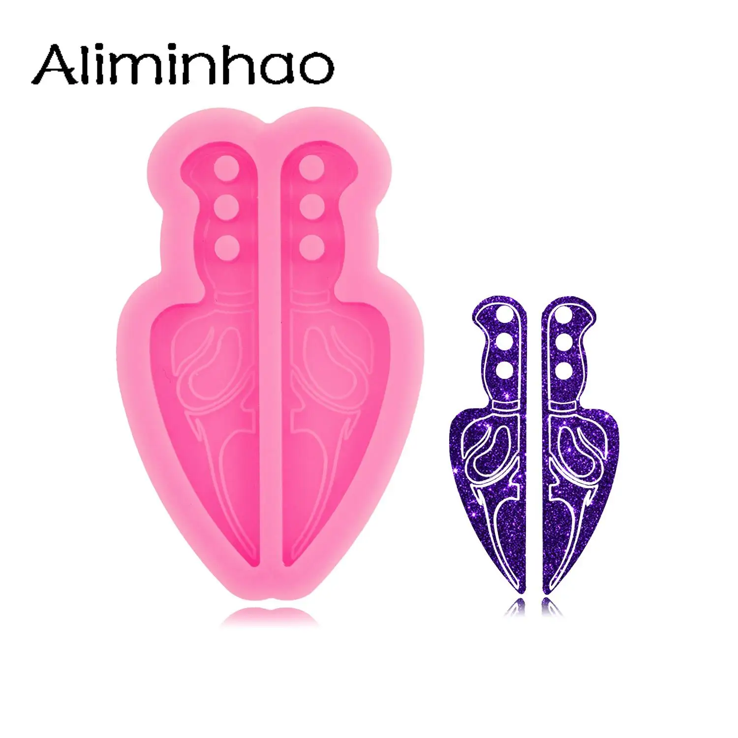 DY1558 Shiny Knife Earrings Silicone Molds Crafting Epoxy Resin Art, Fondant Sugar Paste Candy Chocolate Molds Sugarpaste Craft
DY1558 Shiny Knife Earrings Silicone Molds Crafting Epoxy Resin Art, Fondant Sugar Paste Candy Chocolate Molds Sugarpaste Craft