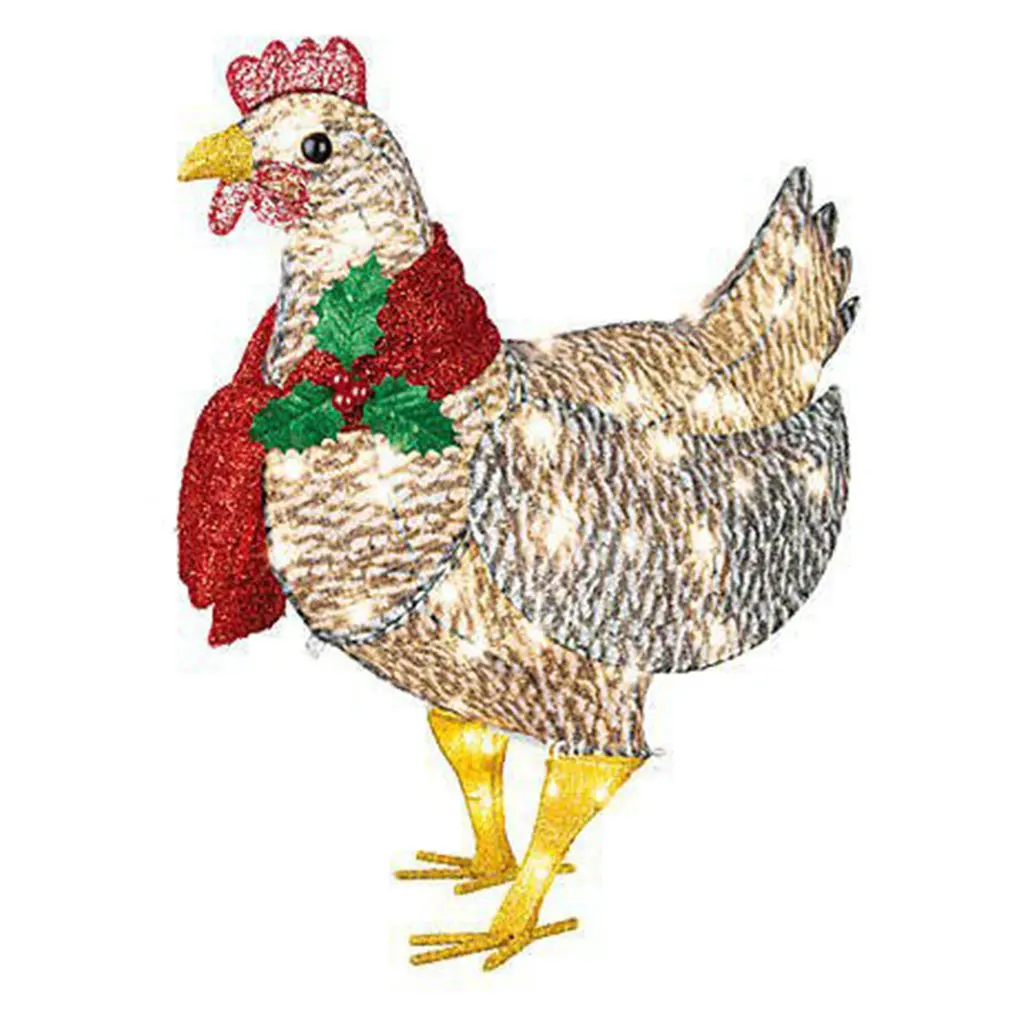 Courtyard Christmas Night Lights Led Solar Light Outside Garden Decoration Ornaments Chicken Hen Glowing Pastoral Chickens Lamps
Courtyard Christmas Night Lights Led Solar Light Outside Garden Decoration Ornaments Chicken Hen Glowing Pastoral Chickens Lamps