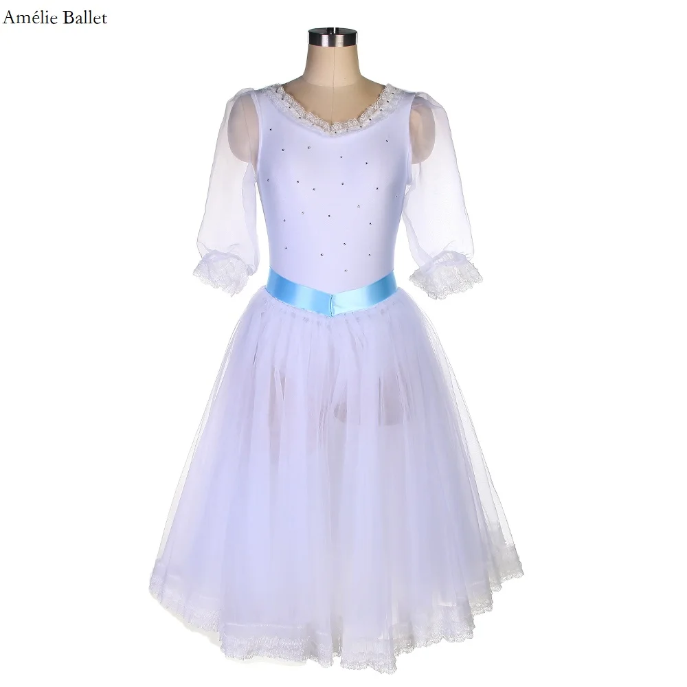 22132 Mid-length Puff Sleeves Ballet Dance Tutu Costume Leotard Dress for Girls and Women Ballet Dancing Performance Dresses
22132 Mid-length Puff Sleeves Ballet Dance Tutu Costume Leotard Dress for Girls and Women Ballet Dancing Performance Dresses