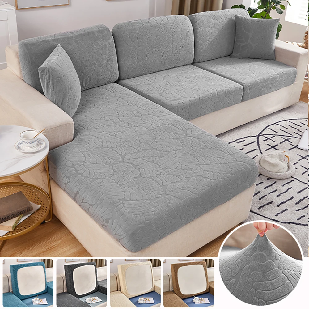Luxury Leaf Jacquard Sofa Cushion Cover Elastic Solid Color Corner Sofa Cover Living Room Furniture Protector For Pets Kids
Luxury Leaf Jacquard Sofa Cushion Cover Elastic Solid Color Corner Sofa Cover Living Room Furniture Protector For Pets Kids