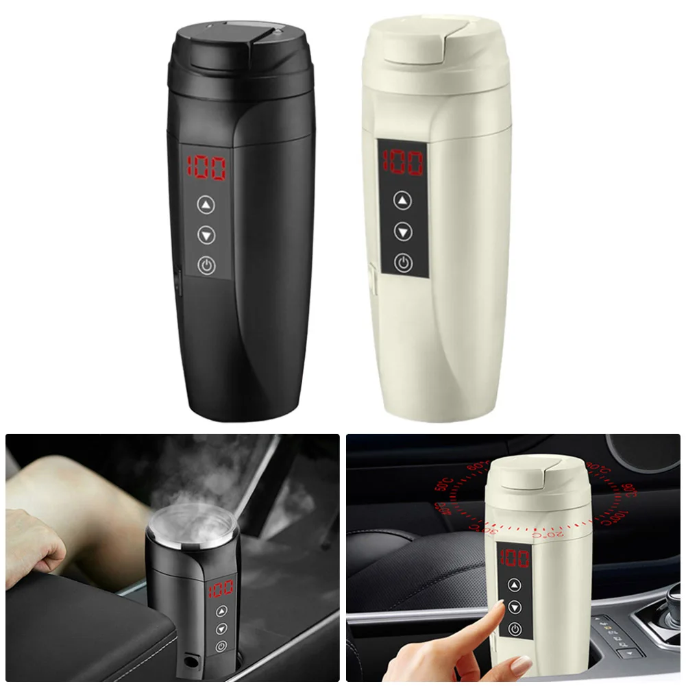 12V/24V Portable Car Heating Cup 450mL Stainless Steel Touch Screen Digital Display Water Warmer Bottle Thermos Cup Car Kettle
12V/24V Portable Car Heating Cup 450mL Stainless Steel Touch Screen Digital Display Water Warmer Bottle Thermos Cup Car Kettle