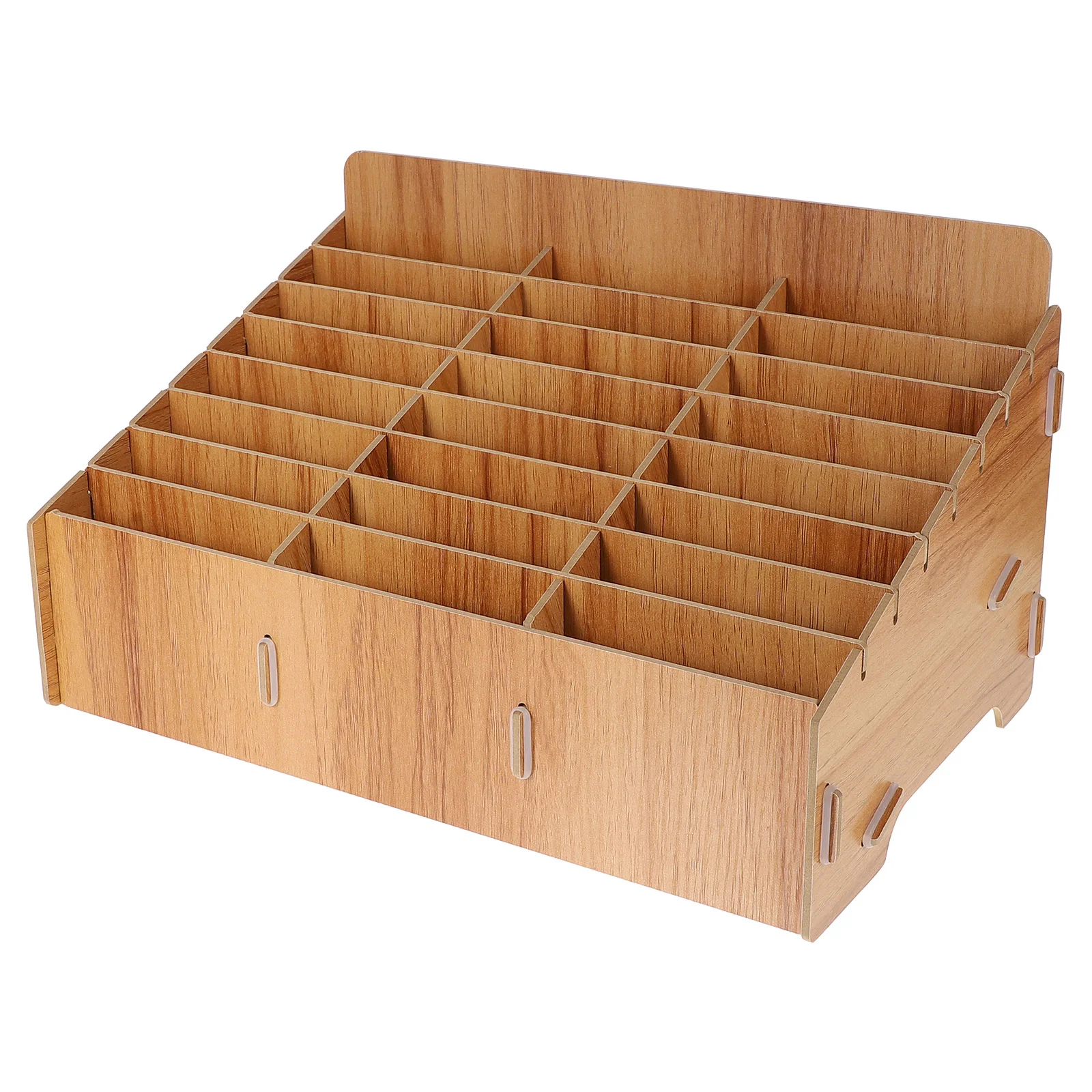 1Pc Mobile Phone Organizing Box Temporary Wooden Multi-grid Phone Box (24 Grids)
1Pc Mobile Phone Organizing Box Temporary Wooden Multi-grid Phone Box (24 Grids)