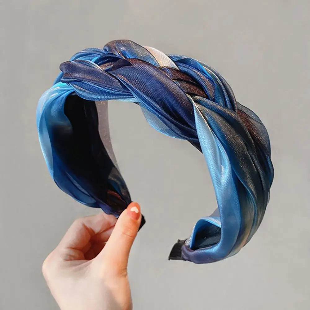 Fashion Shiny Twisted Braid Headband Women Girl Wide Side Hairband Simple Mesh Hair Hoop Headwear Hair Accessories
Fashion Shiny Twisted Braid Headband Women Girl Wide Side Hairband Simple Mesh Hair Hoop Headwear Hair Accessories