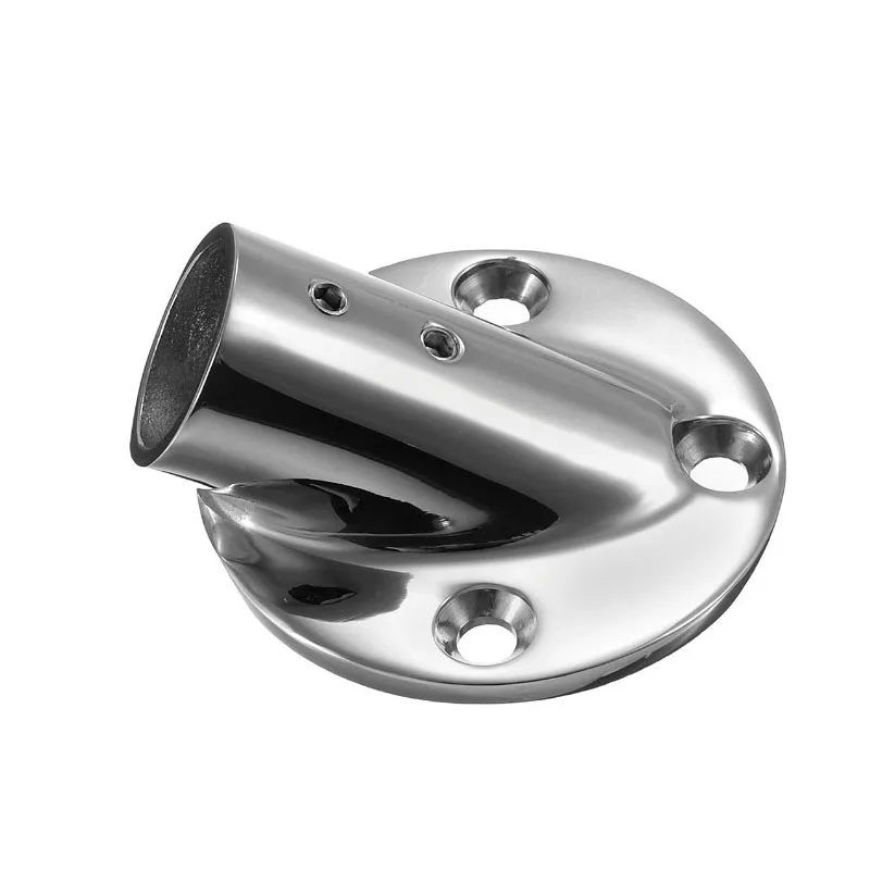Durable 316 Stainless Steel Handrail Fittings 30 Degree 1"(25mm) Tube Pipe Round Base for Boat
Durable 316 Stainless Steel Handrail Fittings 30 Degree 1"(25mm) Tube Pipe Round Base for Boat