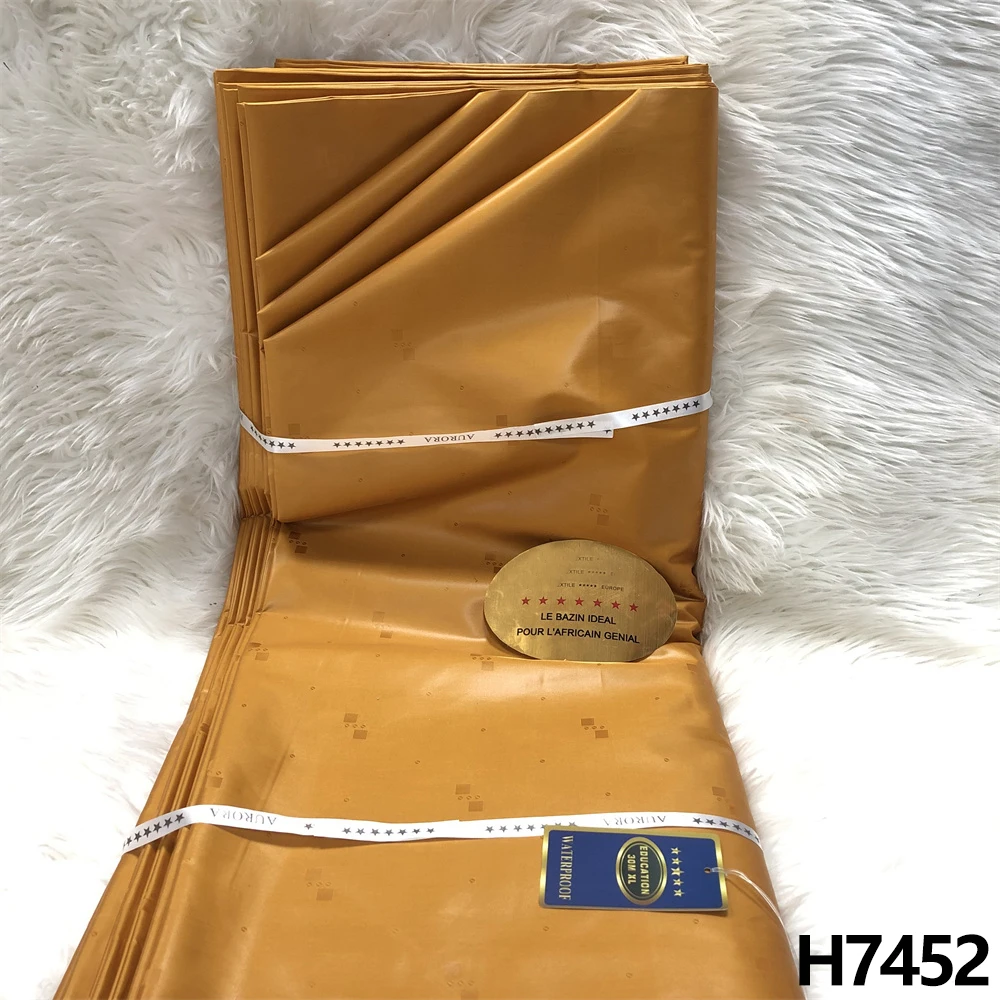 5 Meters Gold Tissu Bazin Riche Original 2022 High Quality Waterproof African Senegal Bazin Fabric For Men or Women HJ7452
5 Meters Gold Tissu Bazin Riche Original 2022 High Quality Waterproof African Senegal Bazin Fabric For Men or Women HJ7452