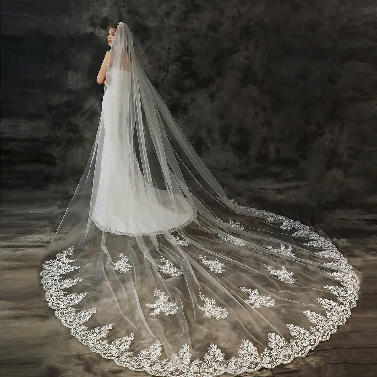 Bridal Lace Veil Wedding Veils for Bride Accesories Weddings Dress Accessories Dresses Accessory Women's the 2023 Cathedral Hair
Bridal Lace Veil Wedding Veils for Bride Accesories Weddings Dress Accessories Dresses Accessory Women's the 2023 Cathedral Hair