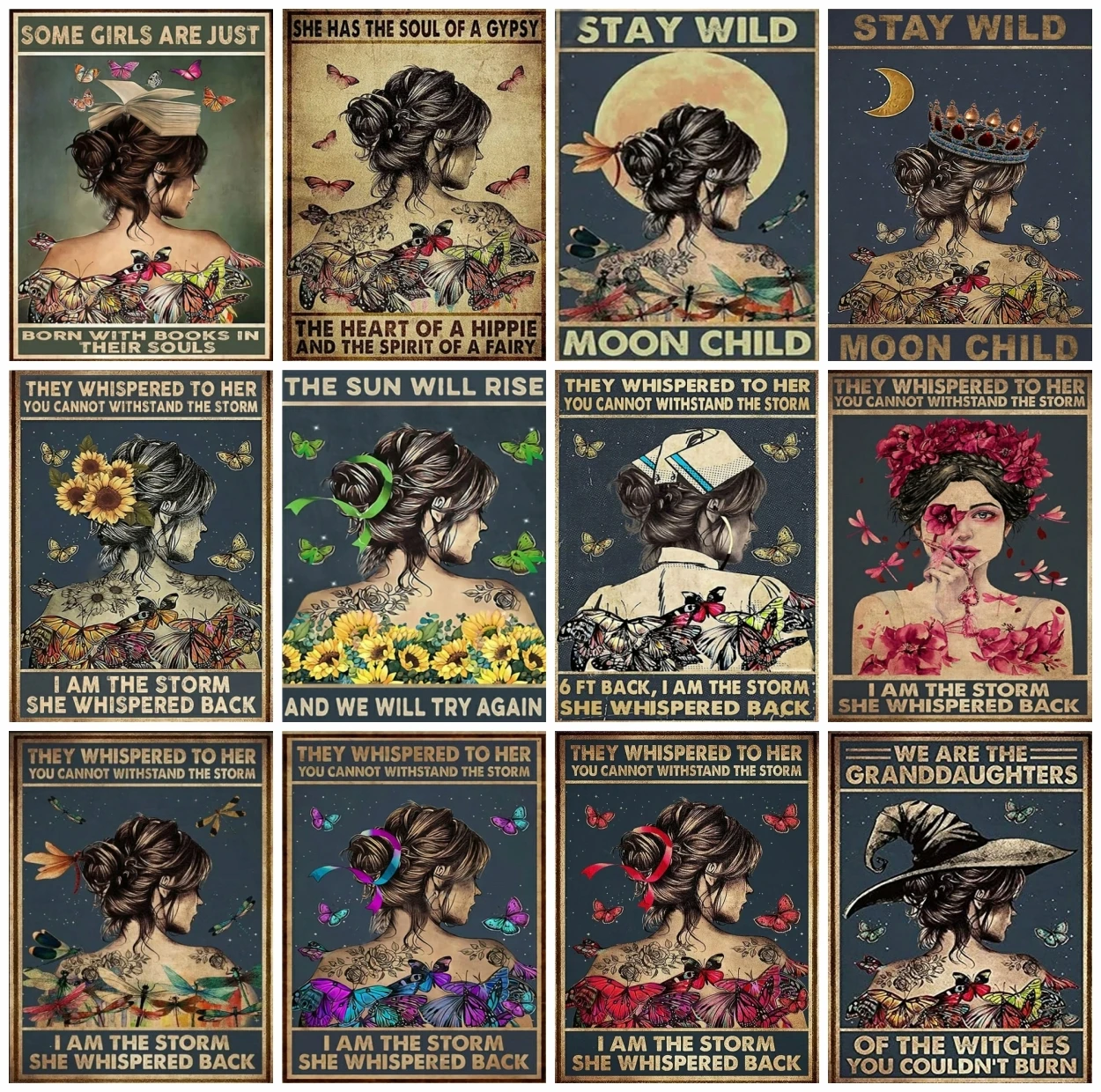 AZQSD DIY Coloring By Numbers Woman Girl Butterfly Poster Painting By Numbers Portrait HandPainted Canvas Frameless Wall Decor
AZQSD DIY Coloring By Numbers Woman Girl Butterfly Poster Painting By Numbers Portrait HandPainted Canvas Frameless Wall Decor