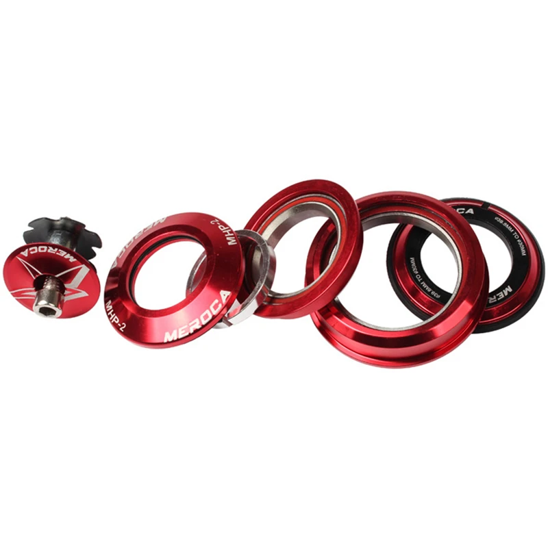 MEROCA MTB Bike Bearing Headset 44/56mm 1-1/8 1.5 Tapered Head Set For Tapered/Straight Tube Fork 41/52
MEROCA MTB Bike Bearing Headset 44/56mm 1-1/8 1.5 Tapered Head Set For Tapered/Straight Tube Fork 41/52