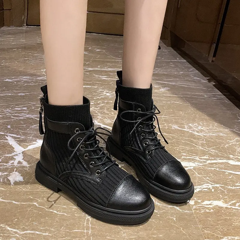 2022 Winter Women's Boot Fashion Martine Boot Woman Low Heel Square Knit Ankle Boot Pair Zipper Boot Woman Casual Shoes
2022 Winter Women's Boot Fashion Martine Boot Woman Low Heel Square Knit Ankle Boot Pair Zipper Boot Woman Casual Shoes