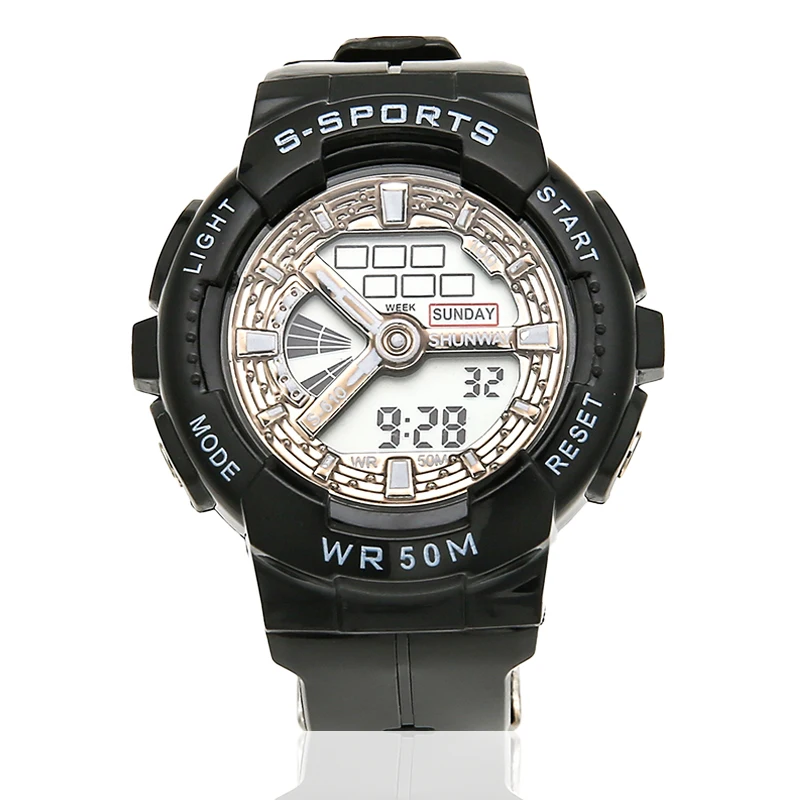 New Watch For Men Sport Digital Outdoor Watch Simple Colourful LED Men's 50M Waterproof Luminous Drop-Proof Chronograph Watch
New Watch For Men Sport Digital Outdoor Watch Simple Colourful LED Men's 50M Waterproof Luminous Drop-Proof Chronograph Watch