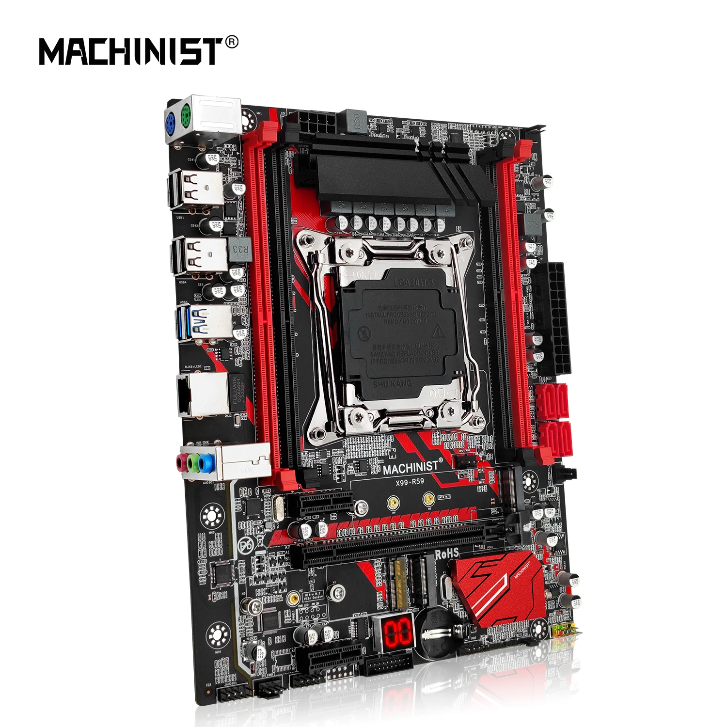 MACHINIST X99 Motherboard Intel XEON E5 V3/V4 X99 LGA2011-3 All Series DDR4 ECC NON-ECC Memory NVME M.2 USB3.0 SATA RS9
MACHINIST X99 Motherboard Intel XEON E5 V3/V4 X99 LGA2011-3 All Series DDR4 ECC NON-ECC Memory NVME M.2 USB3.0 SATA RS9