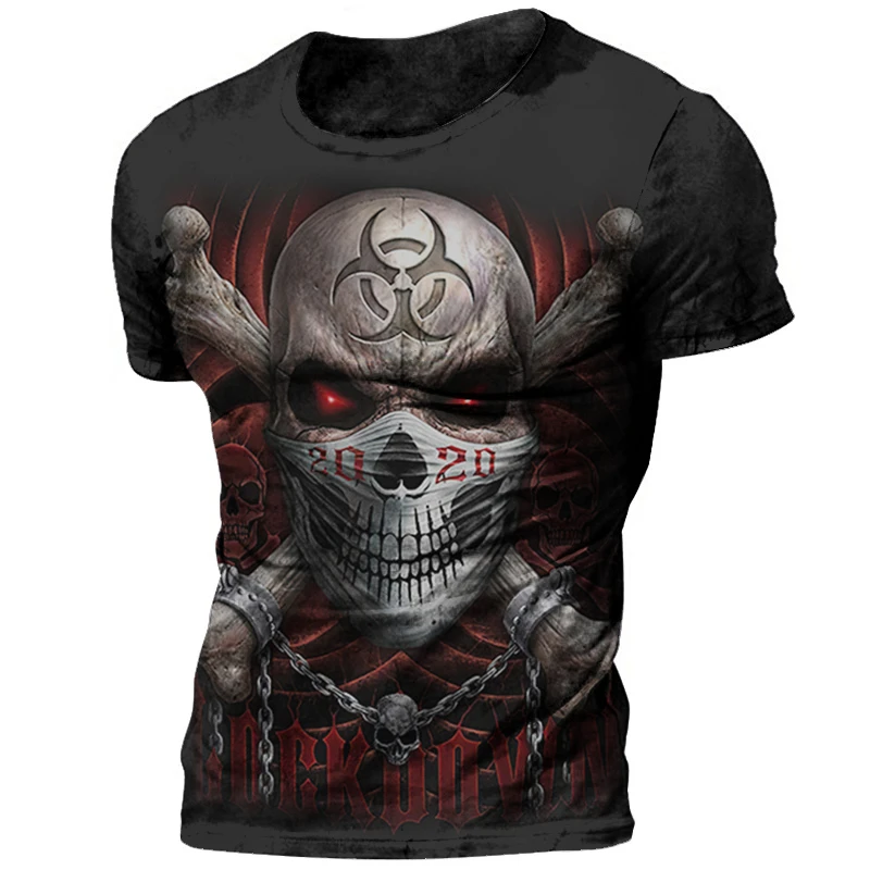 Vintage Horror Skull T Shirt For Men 3d Printed Men's Skull Death T Shirt 2022 Summer Short Sleeve Oversized Tops Tee Shirt Man
Vintage Horror Skull T Shirt For Men 3d Printed Men's Skull Death T Shirt 2022 Summer Short Sleeve Oversized Tops Tee Shirt Man