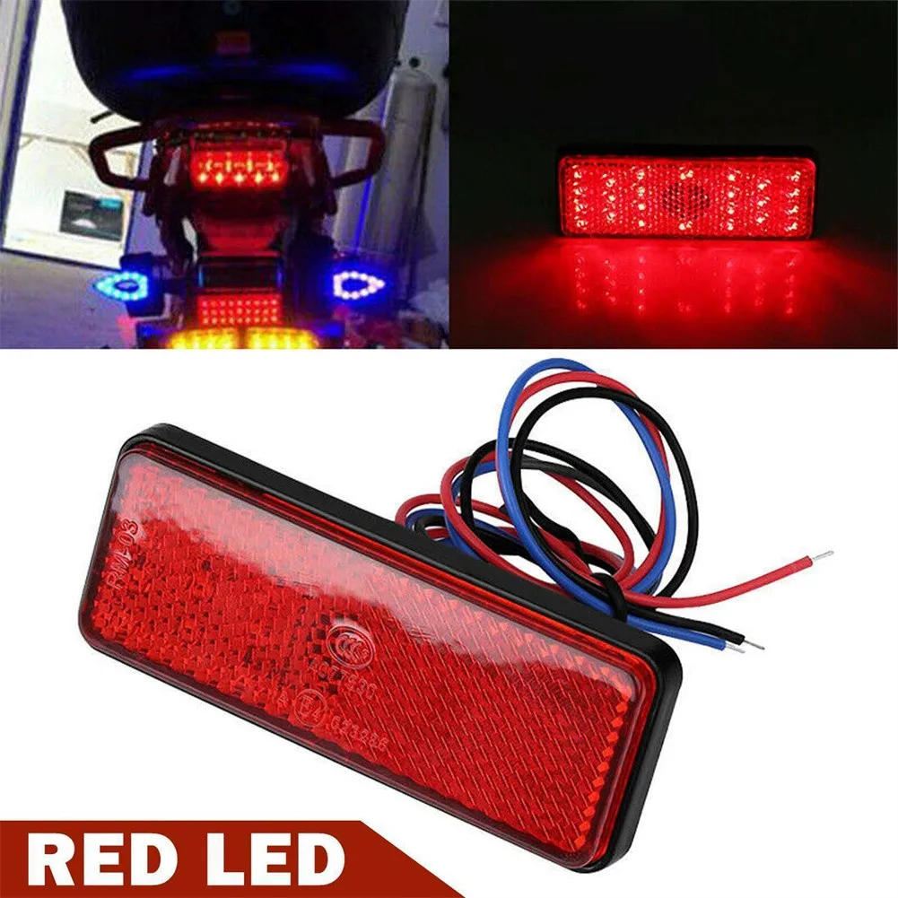 LED Car Truck Trailer Motorcycle Red Reflector Rear Tail Brake Stop Marker Light Car Accessories High-quality Brake Taillights
LED Car Truck Trailer Motorcycle Red Reflector Rear Tail Brake Stop Marker Light Car Accessories High-quality Brake Taillights
