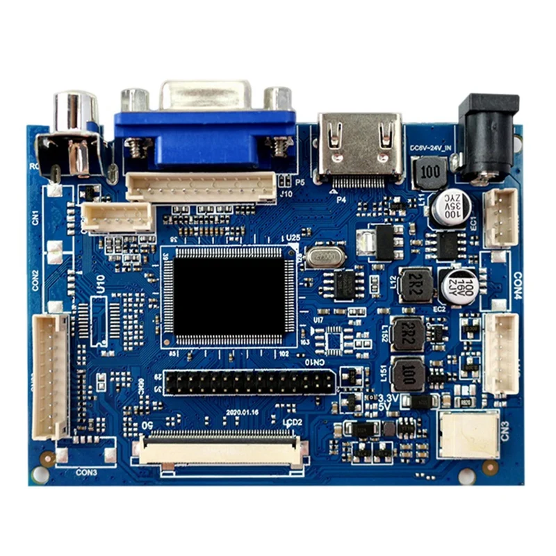 7 Inch 1024 x 600 LCD Screen Display Driver Board W/Driver Board Monitor for Raspberry Pi Support AV Reversing Priority
7 Inch 1024 x 600 LCD Screen Display Driver Board W/Driver Board Monitor for Raspberry Pi Support AV Reversing Priority