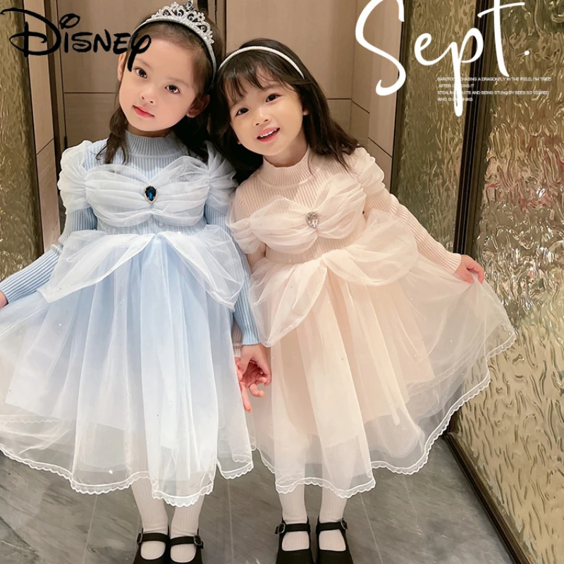 Disney Princess Elsa Girls Spring Cotton Knit Breathable Sequins with Drill Mesh Dress Puff Sleeve Sweet Long Sleeve Skirt
Disney Princess Elsa Girls Spring Cotton Knit Breathable Sequins with Drill Mesh Dress Puff Sleeve Sweet Long Sleeve Skirt