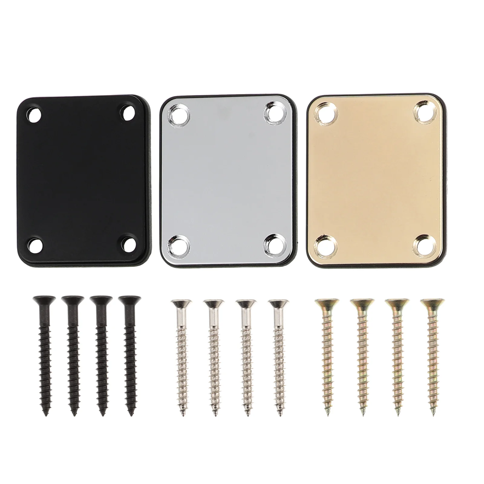 3 Pieces Guitar Neck Plate Neck Joint Back Plate Bass Neck Joint Mounting Plate
3 Pieces Guitar Neck Plate Neck Joint Back Plate Bass Neck Joint Mounting Plate