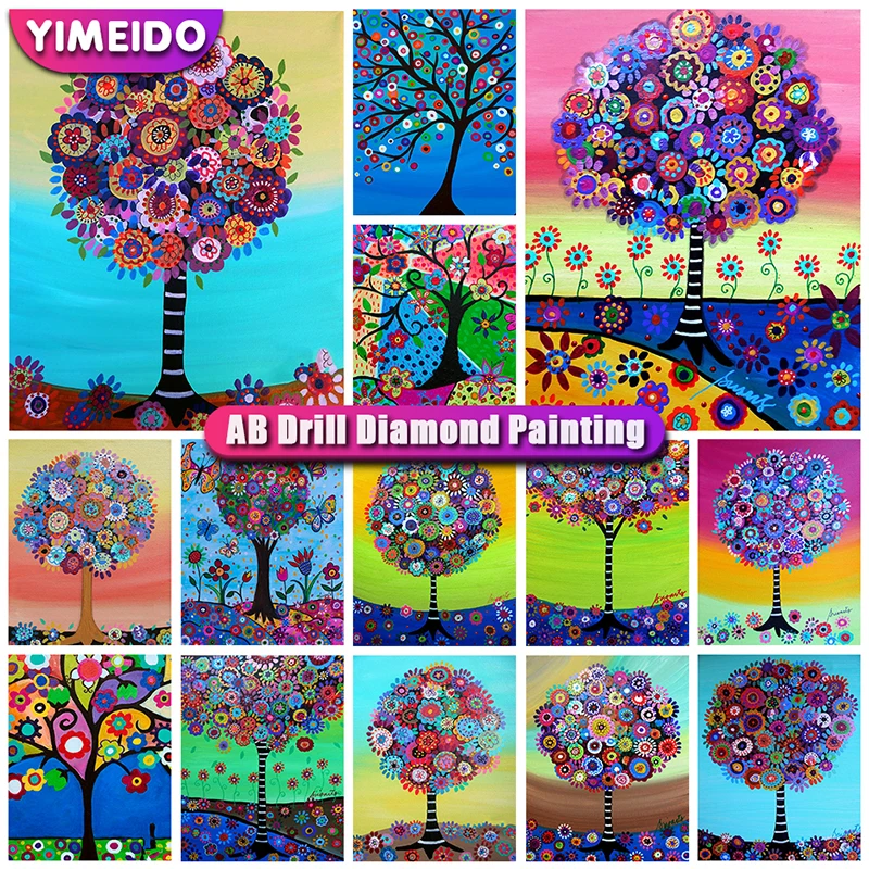 YIMEID 5D DIY AB Diamond Painting Tree Rhinestone Pictures Zipper Bag Diamond Embroidery Landscape Cross Stitch Home Decoration
YIMEID 5D DIY AB Diamond Painting Tree Rhinestone Pictures Zipper Bag Diamond Embroidery Landscape Cross Stitch Home Decoration