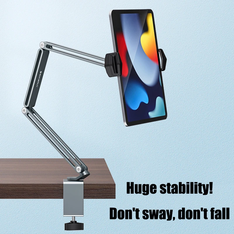 Tablet Stand Holder, Desktop Phone Mount Stand with 3 Adjustable Arm and 360 Rotates Phone Holder Foldable Phone Tablet Base
Tablet Stand Holder, Desktop Phone Mount Stand with 3 Adjustable Arm and 360 Rotates Phone Holder Foldable Phone Tablet Base