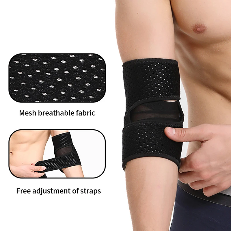 1Pc Weave Elastic Bandage Elbow Support Wrap Strap Adjustable Elbow Guard For Gym Fitness Boxing Football Basketball Sports Gear
1Pc Weave Elastic Bandage Elbow Support Wrap Strap Adjustable Elbow Guard For Gym Fitness Boxing Football Basketball Sports Gear