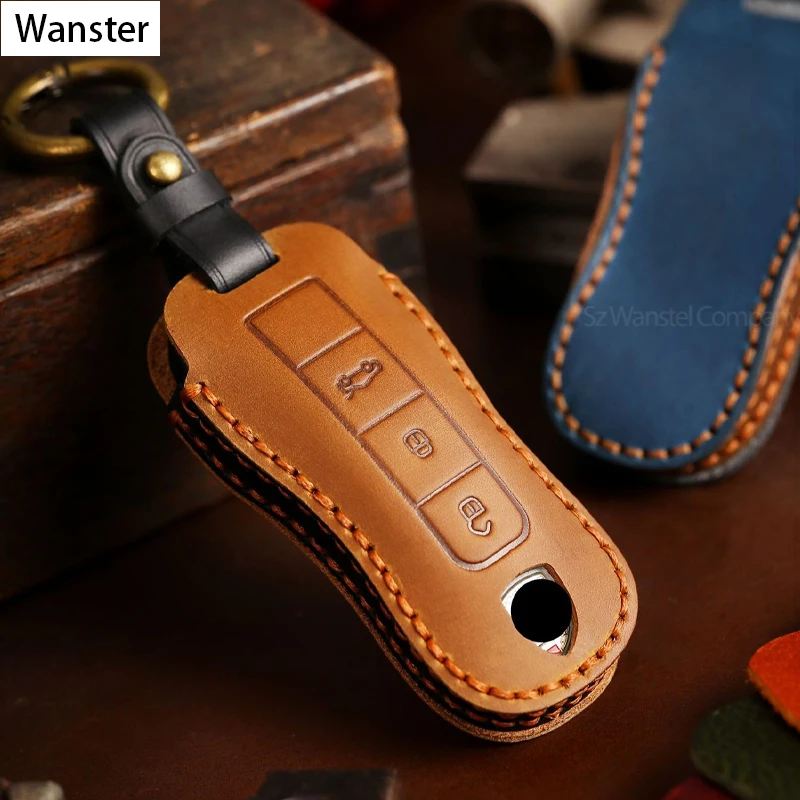 Luxury Car Key Case Cover Bag Shell Keychain for Porsche Panamera Spyder Carrera Macan Boxster Cayman Cayenn Taycan 971 911 718
Luxury Car Key Case Cover Bag Shell Keychain for Porsche Panamera Spyder Carrera Macan Boxster Cayman Cayenn Taycan 971 911 718