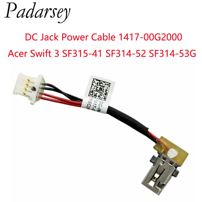 Pardarsey Replacement Laptop DC Jack Power Cable For Acer Swift 3 SF315-41 SF314-52 SF314-53G 1417-00G2000
Pardarsey Replacement Laptop DC Jack Power Cable For Acer Swift 3 SF315-41 SF314-52 SF314-53G 1417-00G2000