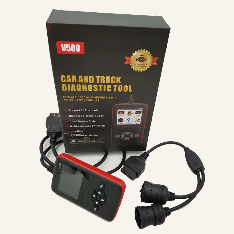 2019 For Truck And Car Best OBD2 Car Diagnostic Tool 2.7 inch Color Display Auto Code Reader Diagnostic Scan Tool Trucks j1939
2019 For Truck And Car Best OBD2 Car Diagnostic Tool 2.7 inch Color Display Auto Code Reader Diagnostic Scan Tool Trucks j1939