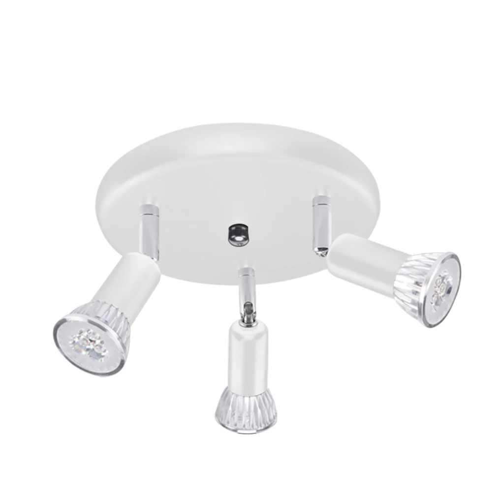 3 Way Round Plate Ceiling Spotlight Cabinet Rotatable LED Light Bulbs Home Lighting Warm White Light
3 Way Round Plate Ceiling Spotlight Cabinet Rotatable LED Light Bulbs Home Lighting Warm White Light