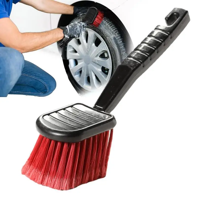 Car Wheel Cleaning Brush Soft Bristle Long Handle Wheel Tire Rim Brush Non-slip Comfortable Wash Brush For Tires Fender Liners
Car Wheel Cleaning Brush Soft Bristle Long Handle Wheel Tire Rim Brush Non-slip Comfortable Wash Brush For Tires Fender Liners