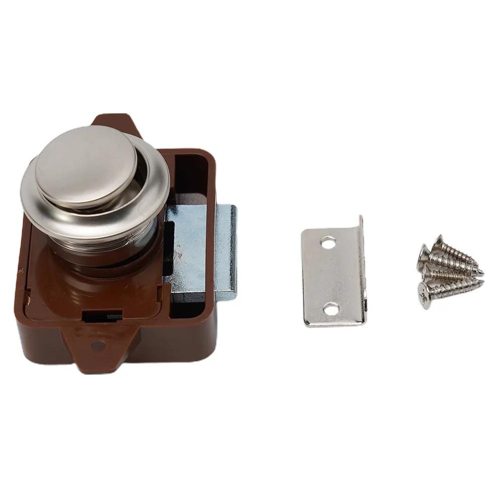 1pc Camper Car Push Lock RV Caravan Boat Motor Home Cabinet Drawer Latch Button Locks Furniture Door Lock Hardware
1pc Camper Car Push Lock RV Caravan Boat Motor Home Cabinet Drawer Latch Button Locks Furniture Door Lock Hardware