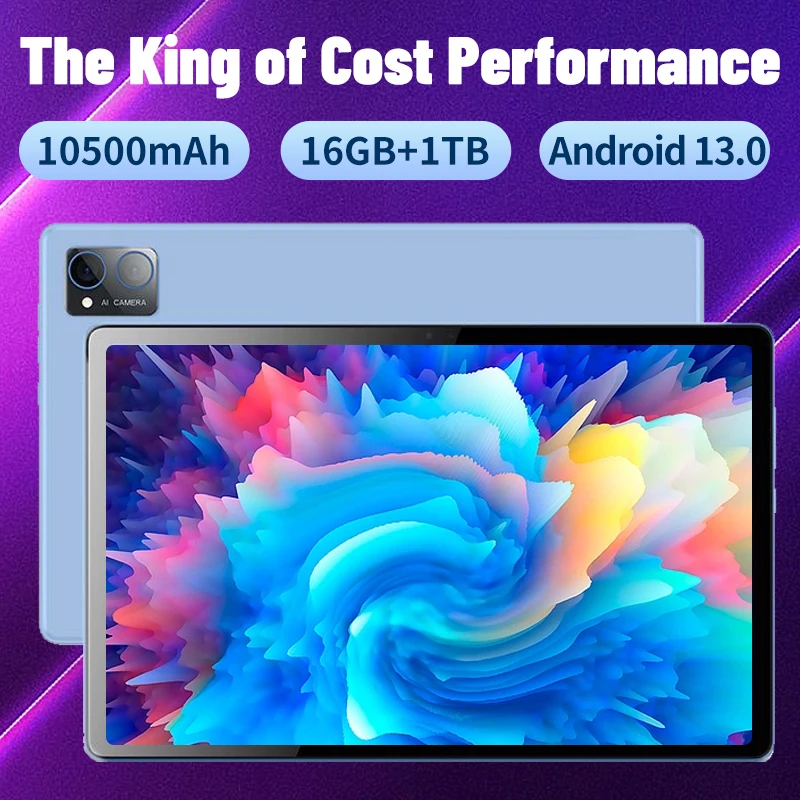 Global Version 10.5 inch Tablet With keyboard Android 13.0 Tablets 10 Core 16GB RAM 1TB ROM Dual Wifi 10500mAh Pad
Global Version 10.5 inch Tablet With keyboard Android 13.0 Tablets 10 Core 16GB RAM 1TB ROM Dual Wifi 10500mAh Pad